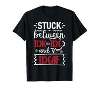 Atrapado Entre IDK IDC e Idgaf Funny Camiseta