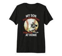 Atrapador de béisbol My Son Will Be Waiting on You At Home Camiseta Premium