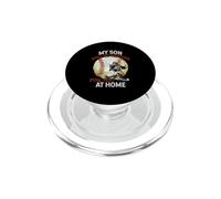 Atrapador de béisbol My Son Will Be Waiting on You At Home PopSockets PopGrip para MagSafe