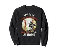 Atrapador de béisbol My Son Will Be Waiting on You At Home Sudadera