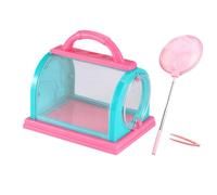 Atrapador de para niños, plegable portátil, diseño de red ligera, herramienta educativa divertida, juego multifuncional al aire libre, perfecto para niños, camping, jardín, patio, senderismo
