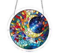 Atrapaluz Acrílico - Señal atrapaluz acrílica Colorida de 19 cm de diámetro - Kit de Arte Atrapasol para Ventana,para Mamá, Abuela, Papá, Cumpleaños, Hogar, Jardín, Árbol y Balcón
