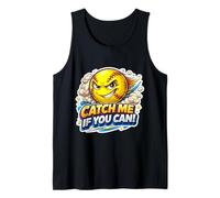 Atrápame si Puedes, Broma Divertida para un Amante de un Jugador de sóftbol Camiseta sin Mangas