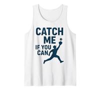 Atrápame si Puedes - Divertido diseño de Entrenador de Jugador de béisbol Camiseta sin Mangas