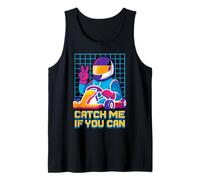 Atrápame si puedes Retro Racer Go Kart Race Camiseta sin Mangas
