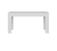 Atrapamuebles - Mesa Comedor Extensible de 138 a 178 cm - Modelo Astrid - Melamina 138 x 80 x 75 cm - Fabricada en EU - Color Blanco