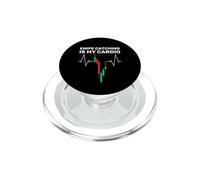 Atrapar Cuchillos es mi Cardio: gráfico de Humor Comercial Divertido PopSockets PopGrip para MagSafe
