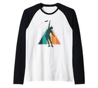 Atrapar Frisbee Sports Camiseta Manga Raglan