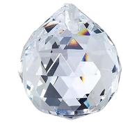 Atrapasol de Bola de Cristal, Forma de Arcoíris Colgante, Atrapasol de Vidrio Facetado para Ventana, Lámpara de Araña, Decoración del Hogar y Jardín(30mm)