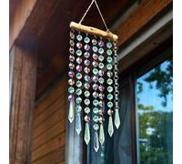 Atrapasol de Cristal, 30cm Cataratas de Cristals para Ventana/Feng Shui/Jardín, Arco Iris Fabricante Colgante Decoración