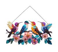 Atrapasol para Ventana - Colgante Decorativo Acrílico Colorido 2D - De Pájaro De Treinta Centímetros | para Hogar, Pared, Dormitorio, Puerta, Jardín, Exterior, Fiesta Y