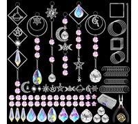 Atrapasoles Cristal Colgante Kit DIY Atrapasol,Sun Catcher,Suncatcher para Ventanas Familia Oficina Jardín árbol de Navidad Decoración para Fiestas
