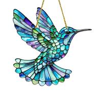 Atrapasoles para ventana interior, colgante de pared de colibrí | Decoración artística de pared para madre mujer, jardín, sala de estar, balcón, patio trasero, hogar, dormitorio