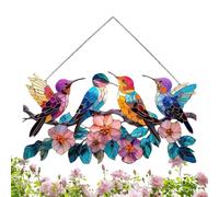 Atrapasoles Para Ventana Interior,Colgante Ornamental De Acrílico Bidimensional Y Colorido | De Pájaro De Treinta Centímetros | Para Decoración De Hogar Pared Habitación Puerta Jardín Patio Fiesta Dor