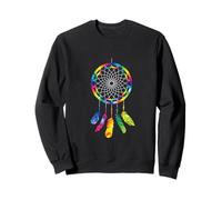 Atrapasueños arcoíris con Plumas Coloridas Sudadera
