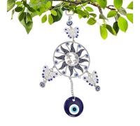 Atrapasueños colgante, decoración del hogar atrapasueños - Decoración automotriz con dije de azul, estrella, luna, Decoración artística, adorno estético para sala de estar, dormitorio, Interior del