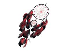 Atrapasueños con cuentas que brillan en la oscuridad, campanillas de, borlas de plumas, decoración para colgar en la pared, adorno de atrapasueños, regalo que brilla en la oscuridad