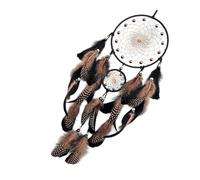 Atrapasueños con cuentas que brillan en la oscuridad, campanillas de, borlas de plumas, decoración para colgar en la pared, adorno de atrapasueños, regalo, decoración mística de la habitación