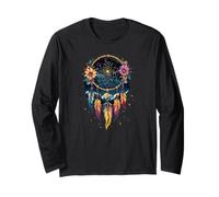 Atrapasueños con Plumas | Boho Inspirado en los nativos Americanos Manga Larga