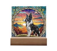 Atrapasueños con recuerdos de perros, Atrapasoles de simpatía por perros | Decoración conmemorativa para mascotas Sun Catcher,Decoración de escritorio acrílica para cachorros, adorno de razas de perro