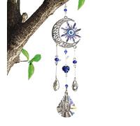 Atrapasueños de arcoíris para Ventana, Prisma de para atrapasoles,Atrapasueños Rainbow Maker - Charm Rainbow Maker Evil Eye para jardín, pasillos y Balcones