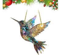 Atrapasueños de Colibrí Prisma - Decoración Colgante para Interiores, Exteriores, Dormitorios y Jardines con Efecto Atrapasol Colorido (B)