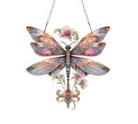Atrapasueños de libélula para ventana, diseño de libélula, estilo Tiffany
