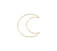 Atrapasueños de metal con forma de luna de 50 a 200 mm para hacer decoraciones de pared hechas a mano