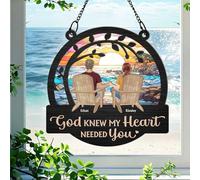 Atrapasueños de ventana de metal personalizado You & Me We Got This. Regalo personalizado para parejas, bodas, aniversarios, día de San Valentín, cumpleaños, inauguración de la casa