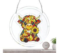 Atrapasueños de ventana - Decoración plana 2D para colgar | Colgante de rompecabezas de arte acrílico | Ideal para tu porche jardín, salón, balcón, entrada a dormitorio, regalo de cremallera