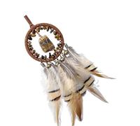 Atrapasueños étnicos con campanas de piedra natural, decoraciones con plumas, decoración del hogar, tapices de pared para, adorno de atrapasueños, adorno para habitación de meditaciones