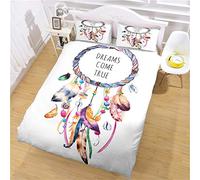 Atrapasueños Funda Nórdica 200X200 Suave Y Cómodo Funda Nordica Cama 135 200X200Cm con 2 Fundas De Almohada 40X75Cm Funda Nordica Cama Microfibra