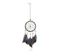 Atrapasueños indio místico hecho a mano atrapasueños colgante de coche decoraciones de plumas, campanas de viento de plumas, para decoraciones colgantes de dormitorio, hogar y coche