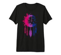 Atrapasueños Mystic Moon & Crystals - Bi Pride Camiseta Premium