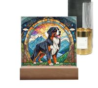 Atrapasueños para perros, Atrapasueños con recuerdos de perros | Adorno de atrapasueños para perros hecho a mano,Adorno de razas de perros, decoración de escritorio acrílica para cachorros, para mujer