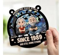 Atrapasueños personalizado para colgar en la ventana, regalo para parejas, marido, esposa, aniversario, decoración del hogar, regalo para hombres y mujeres, en el día de San Valentín, Navidad