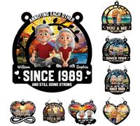 Atrapasueños personalizados, divertidos, recuerdos de boda, molestarse entre sí desde y todavía se van fuertes, atrapasueños para amigos, parejas, regalos familiares