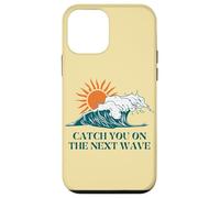 Atrápate en la siguiente manera Surfer Ocean Waves Beach Sunrise Carcasa para iPhone 12 mini
