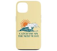 Atrápate en la siguiente manera Surfer Ocean Waves Beach Sunrise Carcasa para iPhone 13