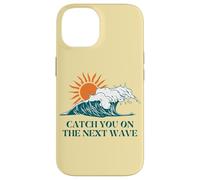Atrápate en la siguiente manera Surfer Ocean Waves Beach Sunrise Carcasa para iPhone 14
