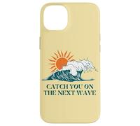 Atrápate en la siguiente manera Surfer Ocean Waves Beach Sunrise Carcasa para iPhone 14 Plus