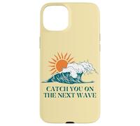 Atrápate en la siguiente manera Surfer Ocean Waves Beach Sunrise Carcasa para iPhone 15 Plus