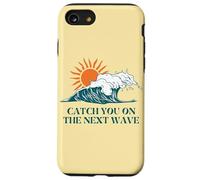 Atrápate en la siguiente manera Surfer Ocean Waves Beach Sunrise Carcasa para iPhone SE (2020) / 7 / 8