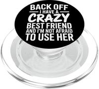 Atrás Tengo Un Mejor Amigo Loco PopSockets PopGrip para MagSafe