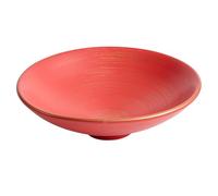 ATREDESES Cuencos Para Sopa Cuenco de cerámica esmaltada roja for sopa, cuenco chino for ramen, cuenco apilable for servir ensaladas y avena Cuencos Para Cocina(L)