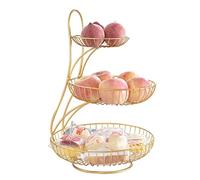 ATREDESES Frutero Bandeja escalonada de cocina moderna, soporte decorativo for pastel, fruta, postre, bandeja escalonada for cupcakes, adecuada for fiesta, boda, cumpleaños Plato De Fruta