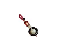 ATREDESES Llavero Llavero Hetian Jade Pixiu con colgante de sándalo, llave for hombre, regalo de joyería for mujer, adornos colgantes for mochila Llavero Para Coche(B)