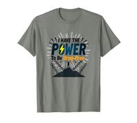 Atrévete a Estar Libre de Drogas: Mensaje de empoderamiento contra la adicción Camiseta, Hombre, Verde Militar Jaspeado, XXL