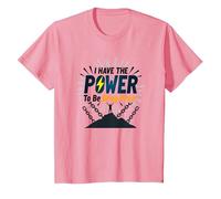 Atrévete a Estar Libre de Drogas: Mensaje de empoderamiento contra la adicción Camiseta, Niños, Rosado, 4 años