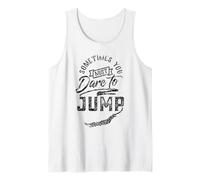 Atrévete a Saltar Saltar Puente Bungee Hobby Camiseta sin Mangas